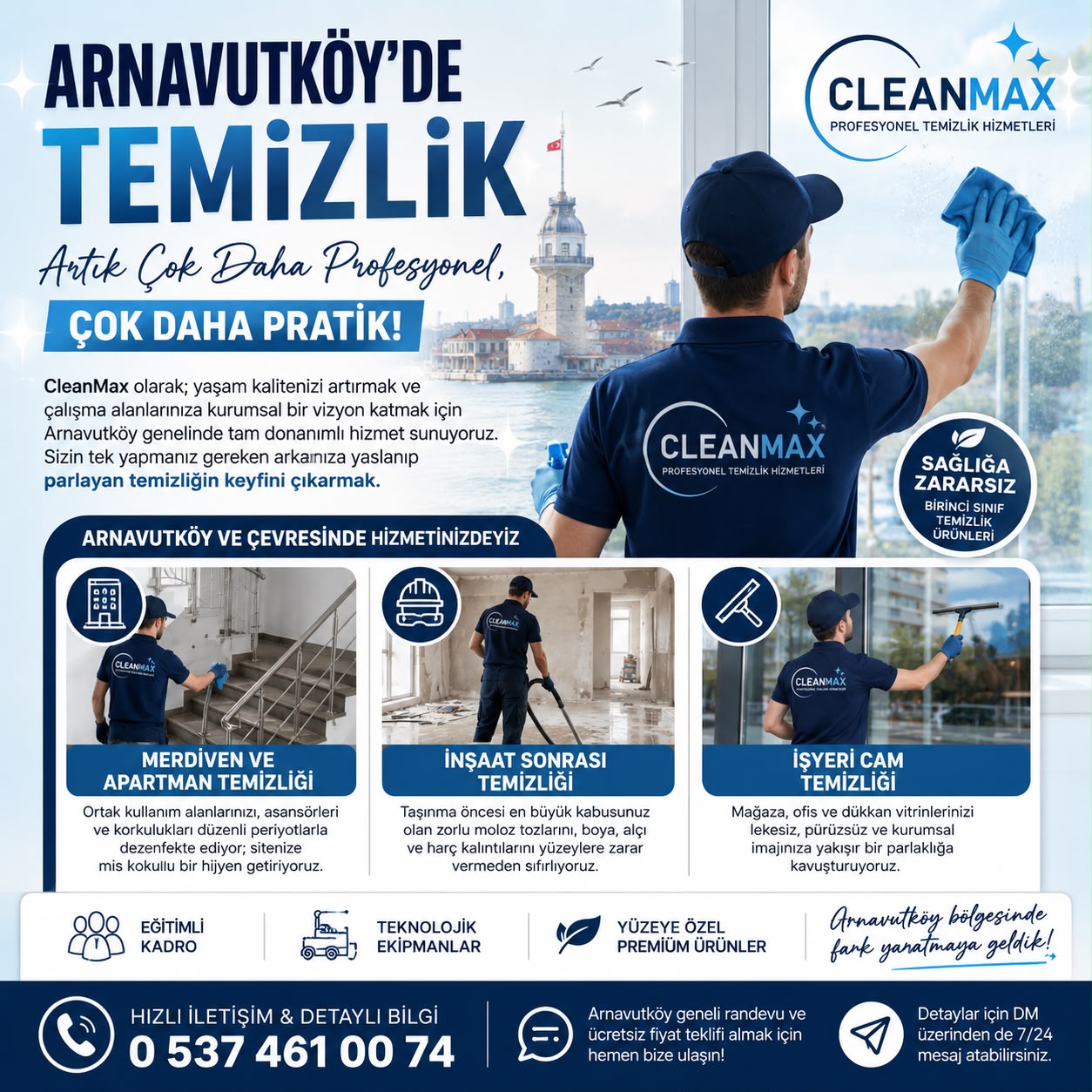 Cleanmax Arnavutkoy logosu